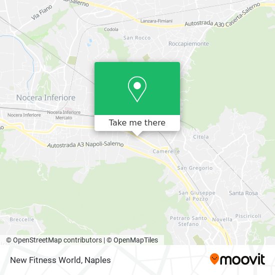 New Fitness World map