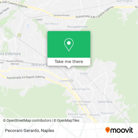 Pecoraro Gerardo map