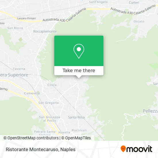 Montecaruso Restaurant map