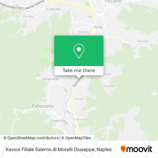 Kevios Filiale Salerno di Morelli Giuseppe map