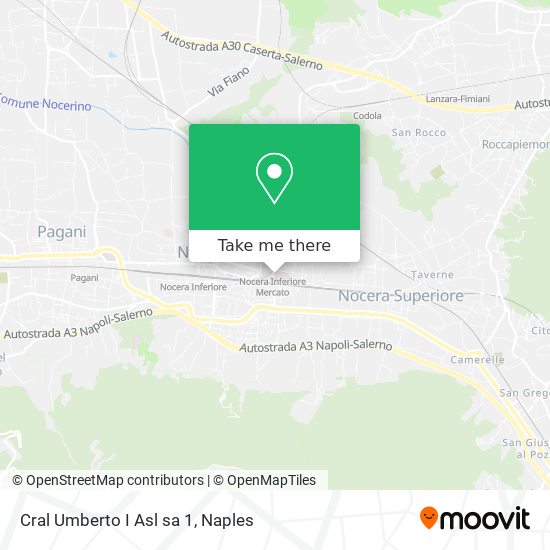 Cral Umberto I Asl sa 1 map