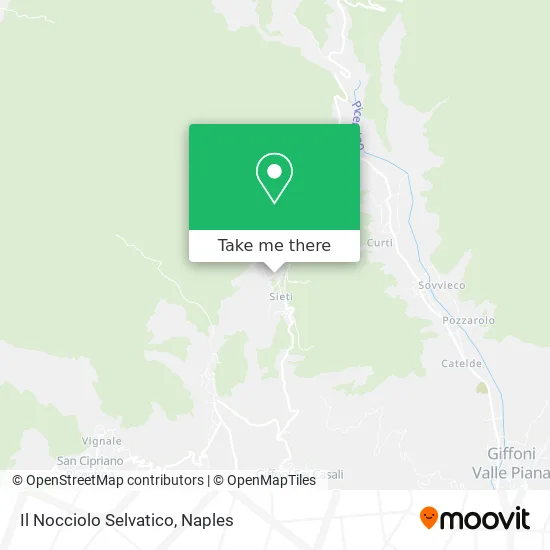 Il Nocciolo Selvatico map