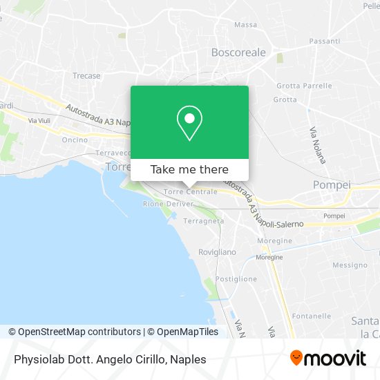 Physiolab Dott. Angelo Cirillo map