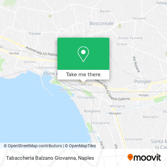 Tabaccheria Balzano Giovanna map