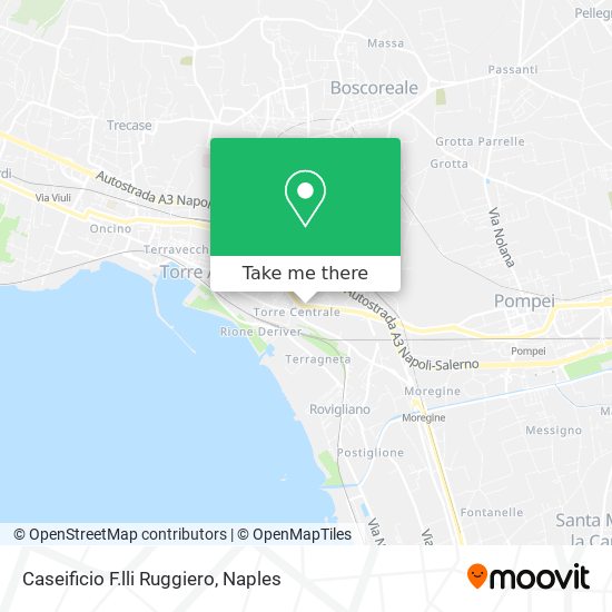Caseificio F.lli Ruggiero map