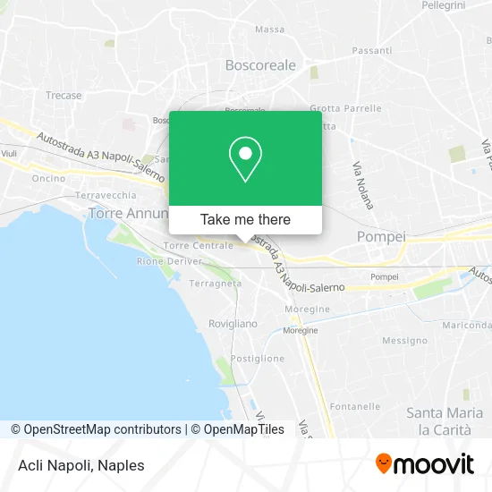 Acli Napoli map