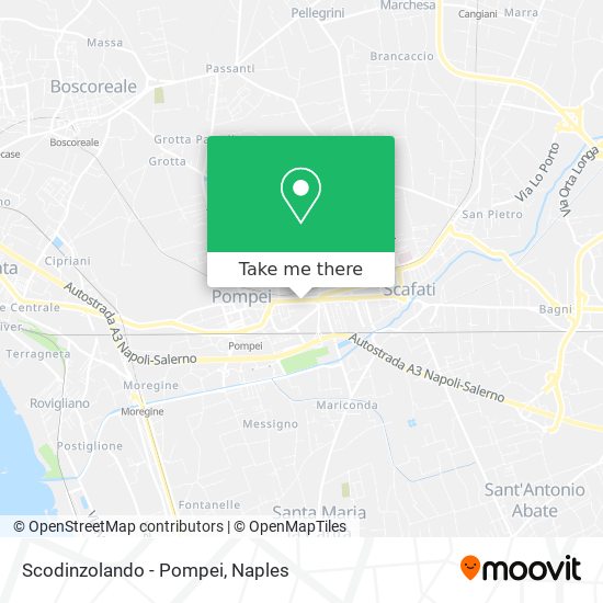 Scodinzolando - Pompei map