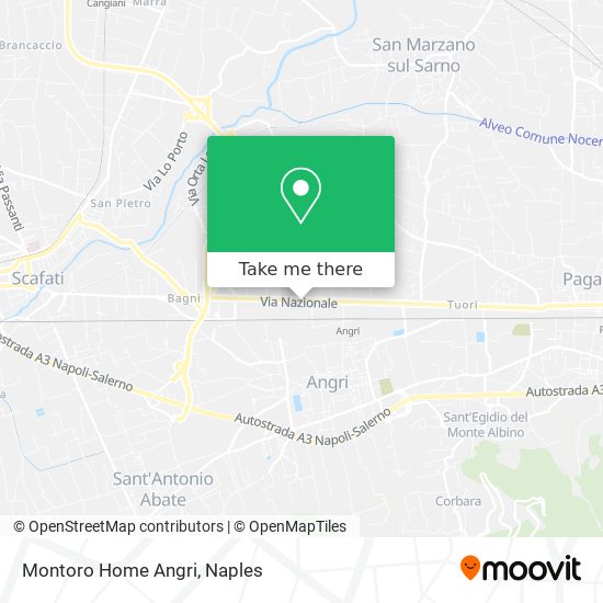 Montoro Home Angri map