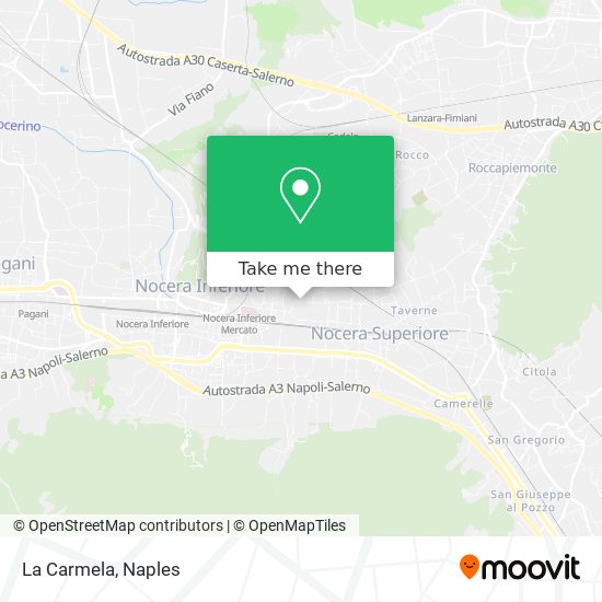 La Carmela map