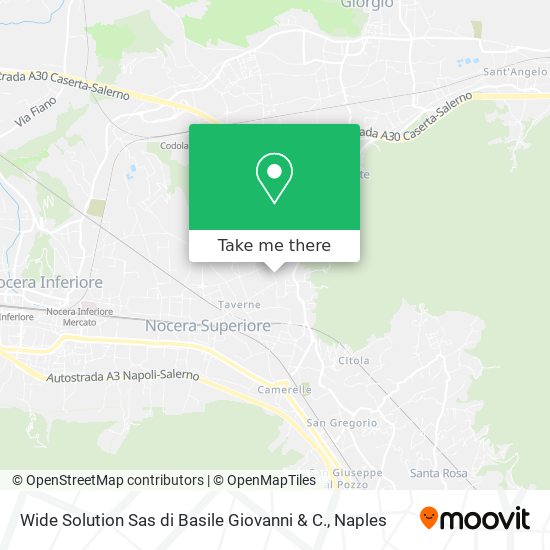 Wide Solution Sas di Basile Giovanni & C. map