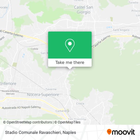 Stadio Comunale Ravaschieri map