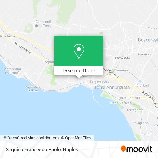 Sequino Francesco Paolo map
