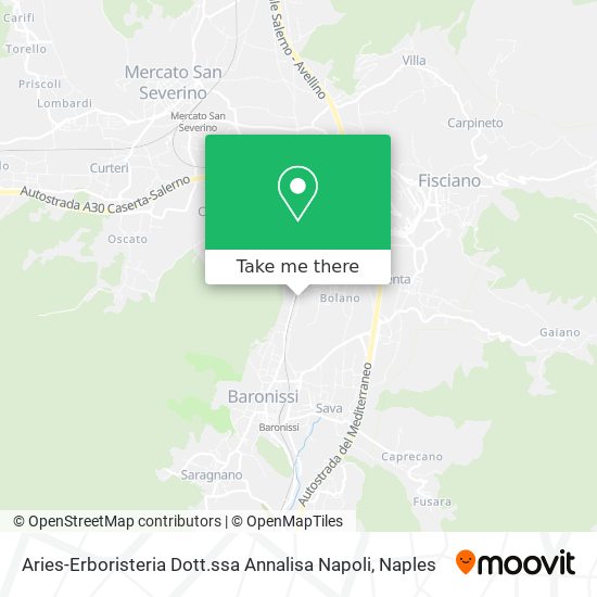 Aries-Erboristeria Dott.ssa Annalisa Napoli map