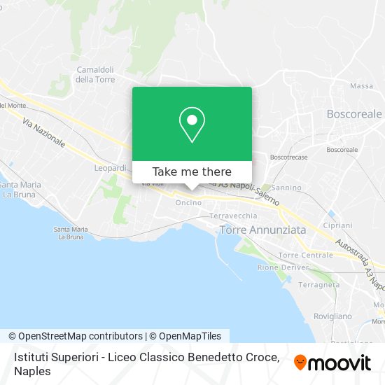 Istituti Superiori - Liceo Classico Benedetto Croce map