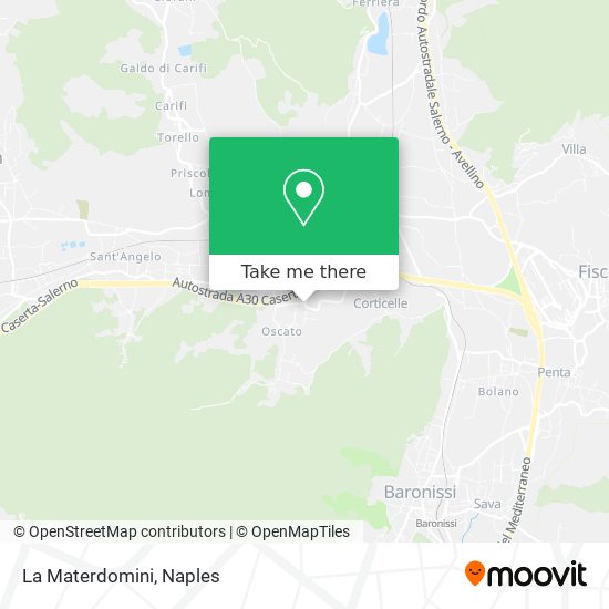 La Materdomini map