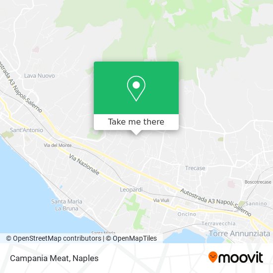 Campania Meat map