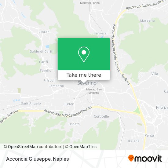 Acconcia Giuseppe map