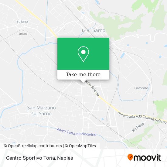 Centro Sportivo Toria map