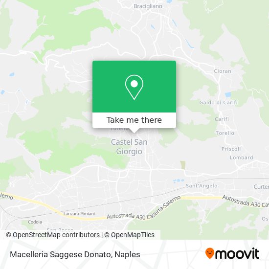 Macelleria Saggese Donato map