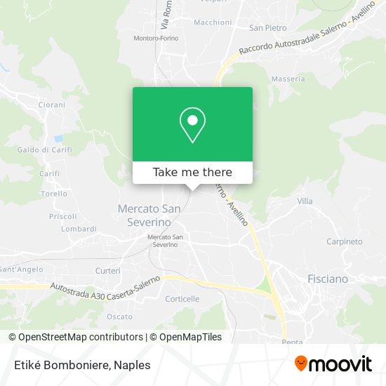 Etiké Bomboniere map