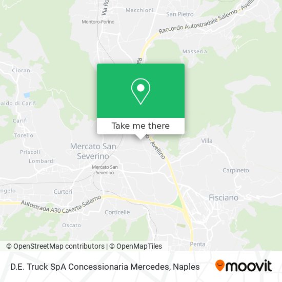 D.E. Truck SpA Concessionaria Mercedes map