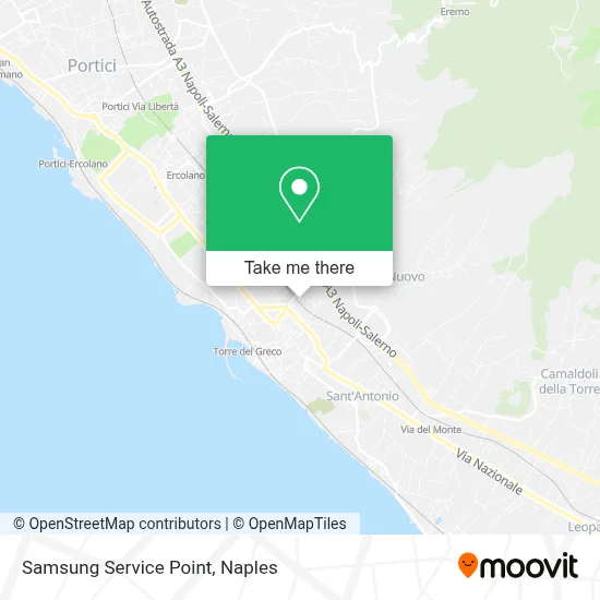 Samsung Service Point map