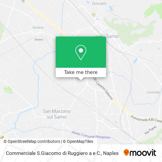 Commerciale S.Giacomo di Ruggiero a e C. map