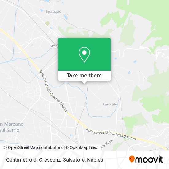 Centimetro di Crescenzi Salvatore map