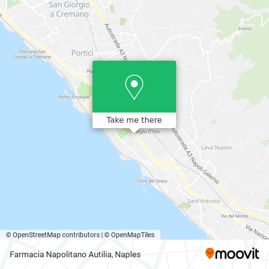 Farmacia Napolitano Autilia map