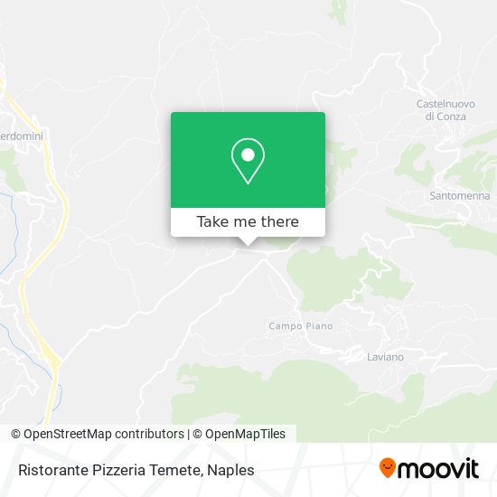 Ristorante Pizzeria Temete map