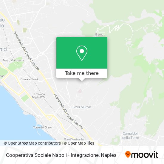 Cooperativa Sociale Napoli - Integrazione map
