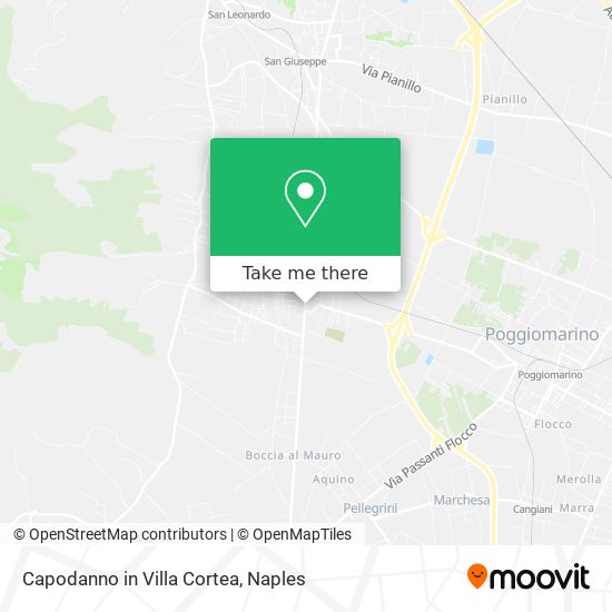Capodanno in Villa Cortea map