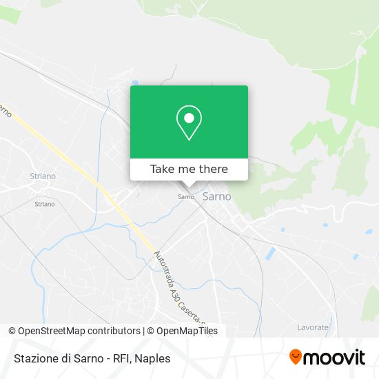Stazione di Sarno - RFI map