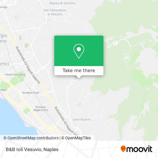 B&B Ioli Vesuvio map