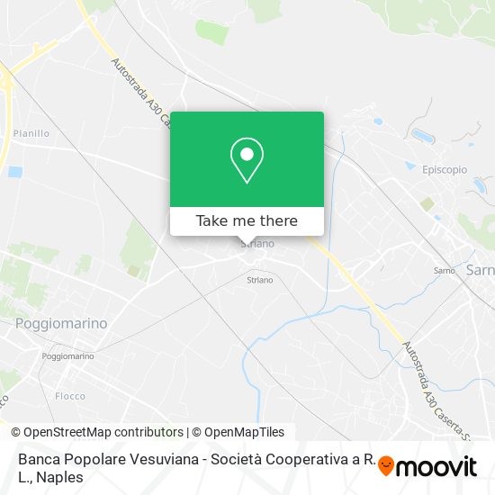 Banca Popolare Vesuviana - Società Cooperativa a R. L. map