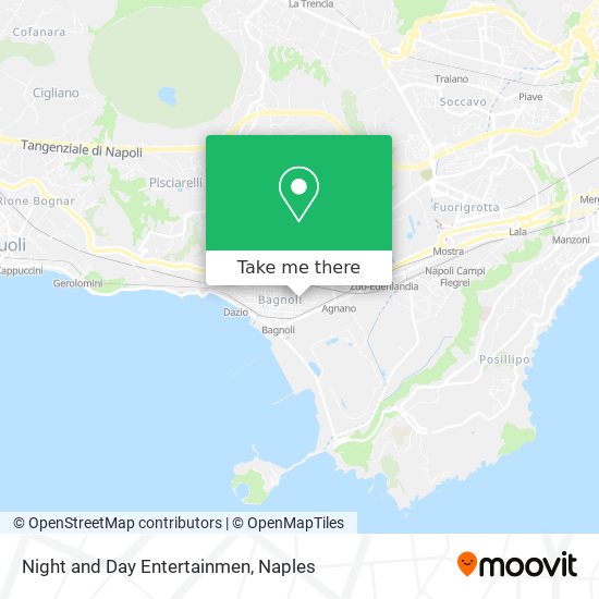 Night and Day Entertainmen map