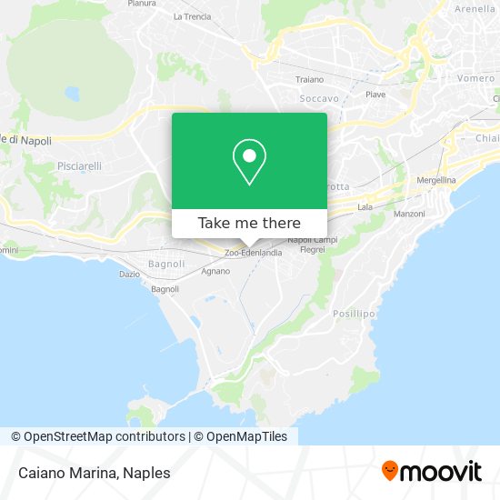 Caiano Marina map