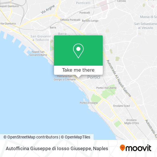 Autofficina Giuseppe di Iosso Giuseppe map