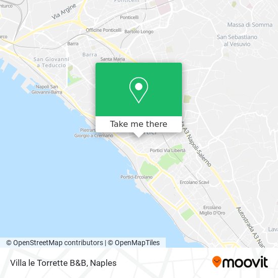 Villa le Torrette B&B map
