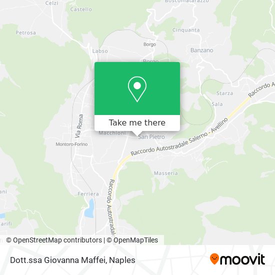 Dott.ssa Giovanna Maffei map