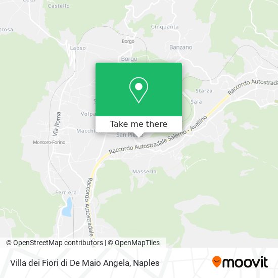 Villa dei Fiori di De Maio Angela map