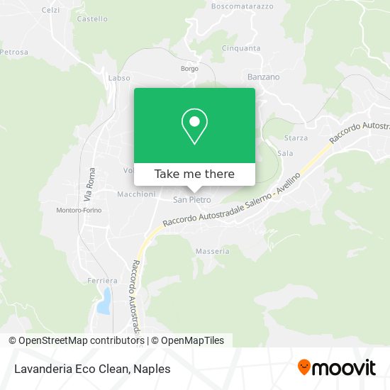 Lavanderia Eco Clean map