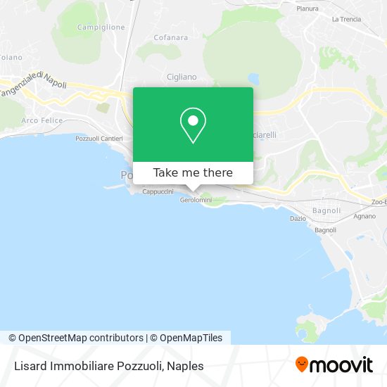 Lisard Immobiliare Pozzuoli map