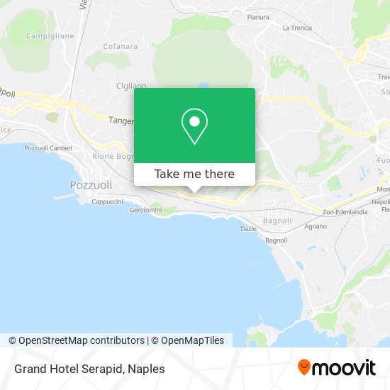 Grand Hotel Serapid map
