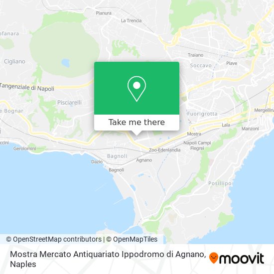 Mostra Mercato Antiquariato Ippodromo di Agnano map