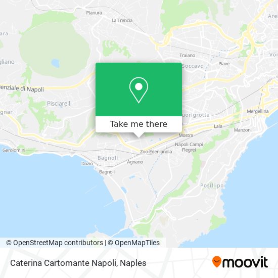 Caterina Cartomante Napoli map