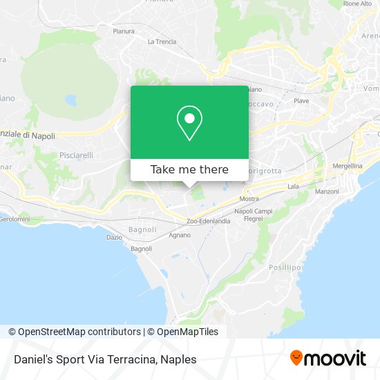 Daniel's Sport Via Terracina map