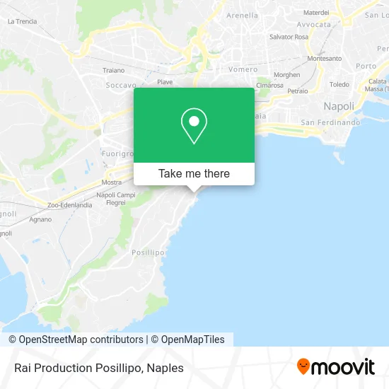 Rai Production Posillipo map