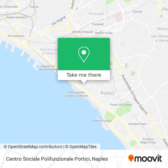 Centro Sociale Polifunzionale Portici map