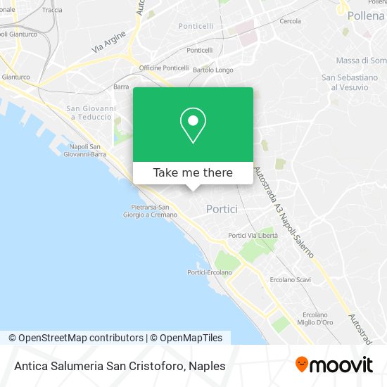 Antica Salumeria San Cristoforo map